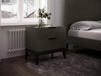 Тумба Rivi Goodman Серый графит/венге 1505