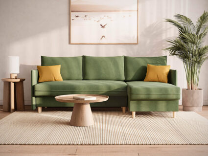 Диван Сонум Rain угловой Лаунж Светло-серый 985